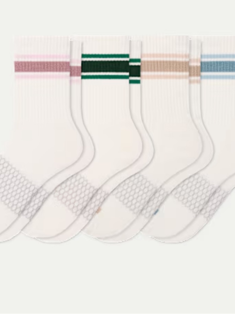 Women's Vintage Stripes Half Calf Sock 4-Pack, size medium